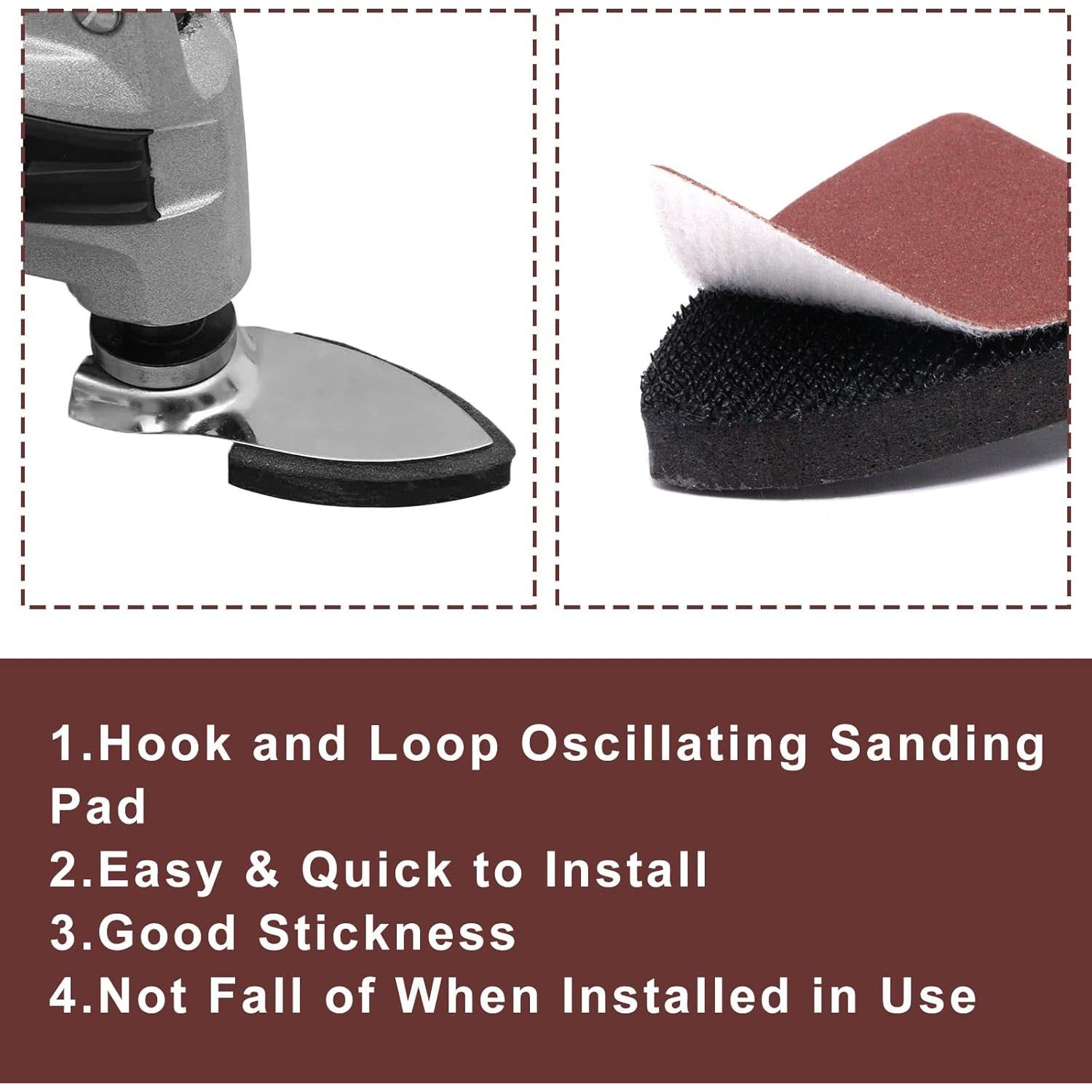 Kit de Almohadillas de Lijado SWZHAI 130 Piezas 60-240 Granos