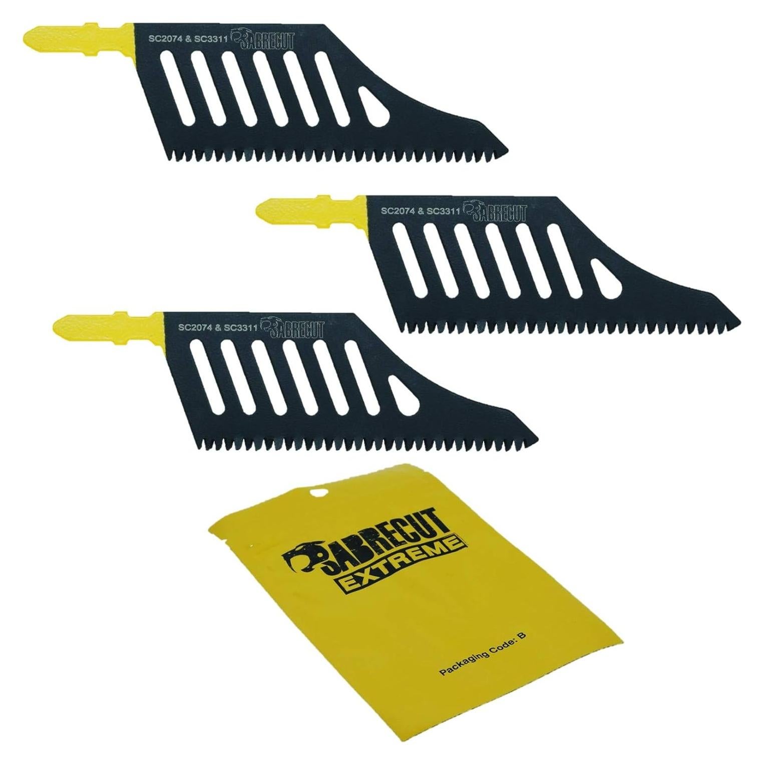 3 Cuchillas de Sierra de Calar SabreCut JSSC2074 HCS Madera