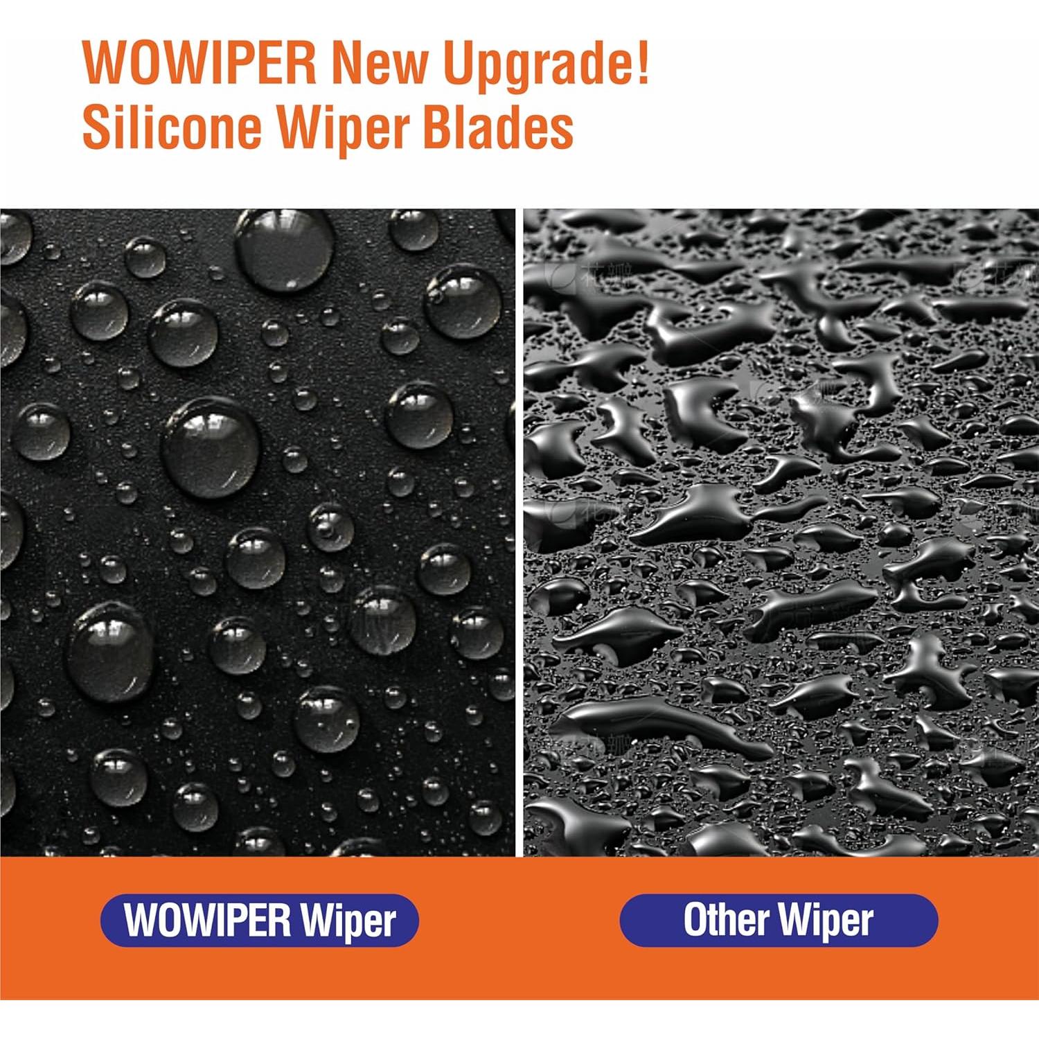 Limpiaparabris de Silicona WOWIPER 55.88 cm Juego de 2