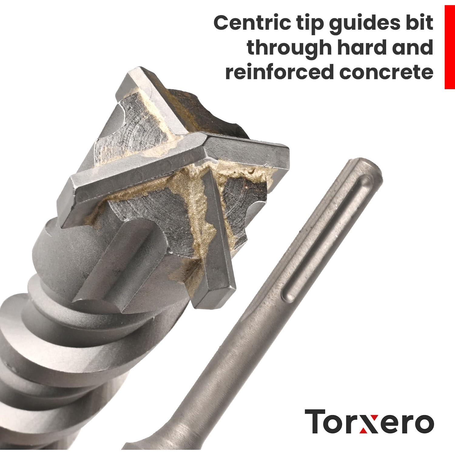 Juego de 8 Brocas SDS MAX Torxero para Concreto 35.56 cm