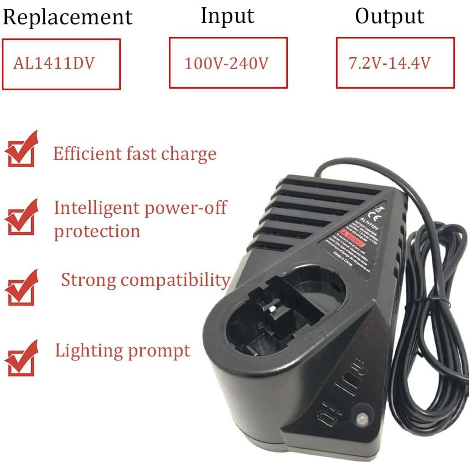 Cargador de Batería Ni-CD Ni-MH Bosch 7.2V-18V AL1411DV