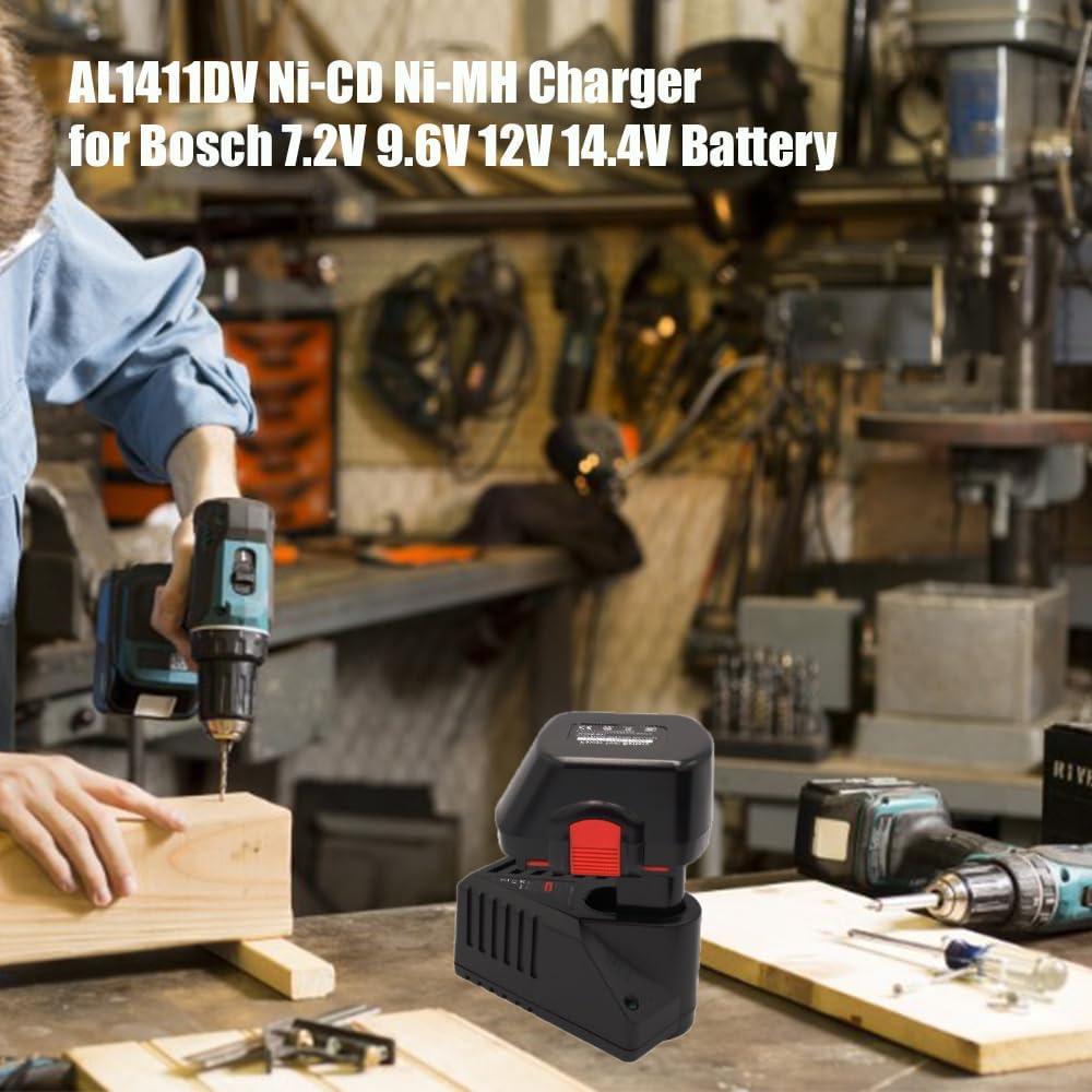 Cargador de Batería Ni-CD Ni-MH Bosch 7.2V-18V AL1411DV