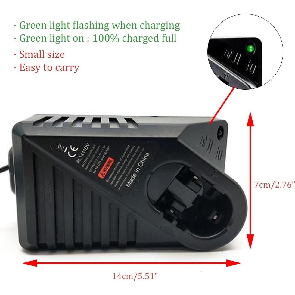 Cargador de Batería Ni-CD Ni-MH Bosch 7.2V-18V AL1411DV