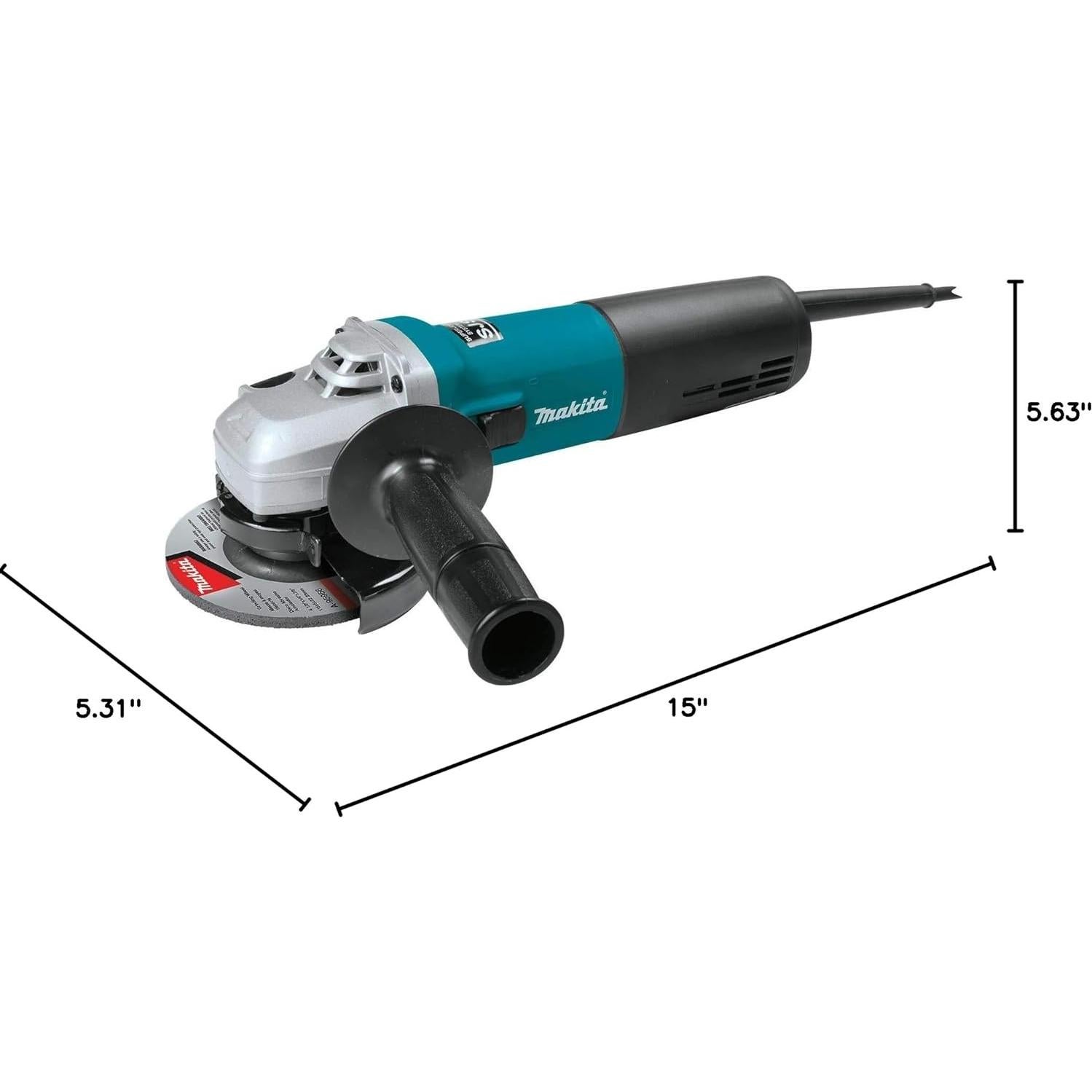 Amoladora Angular Makita 9565CV 5" 13 AMP Velocidad Variable