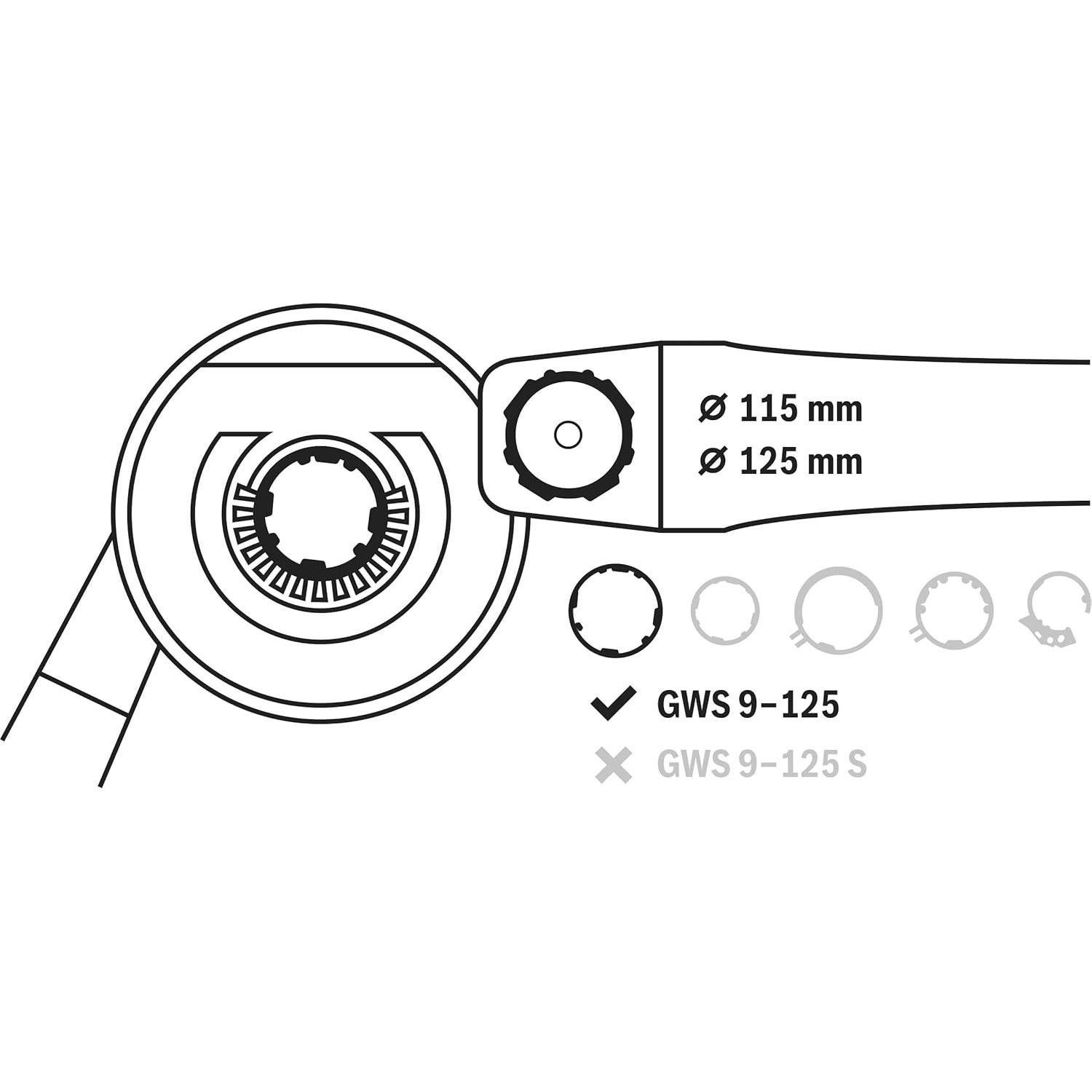 Protector de polvo Bosch 2605510224 para lijado GWS 8-14