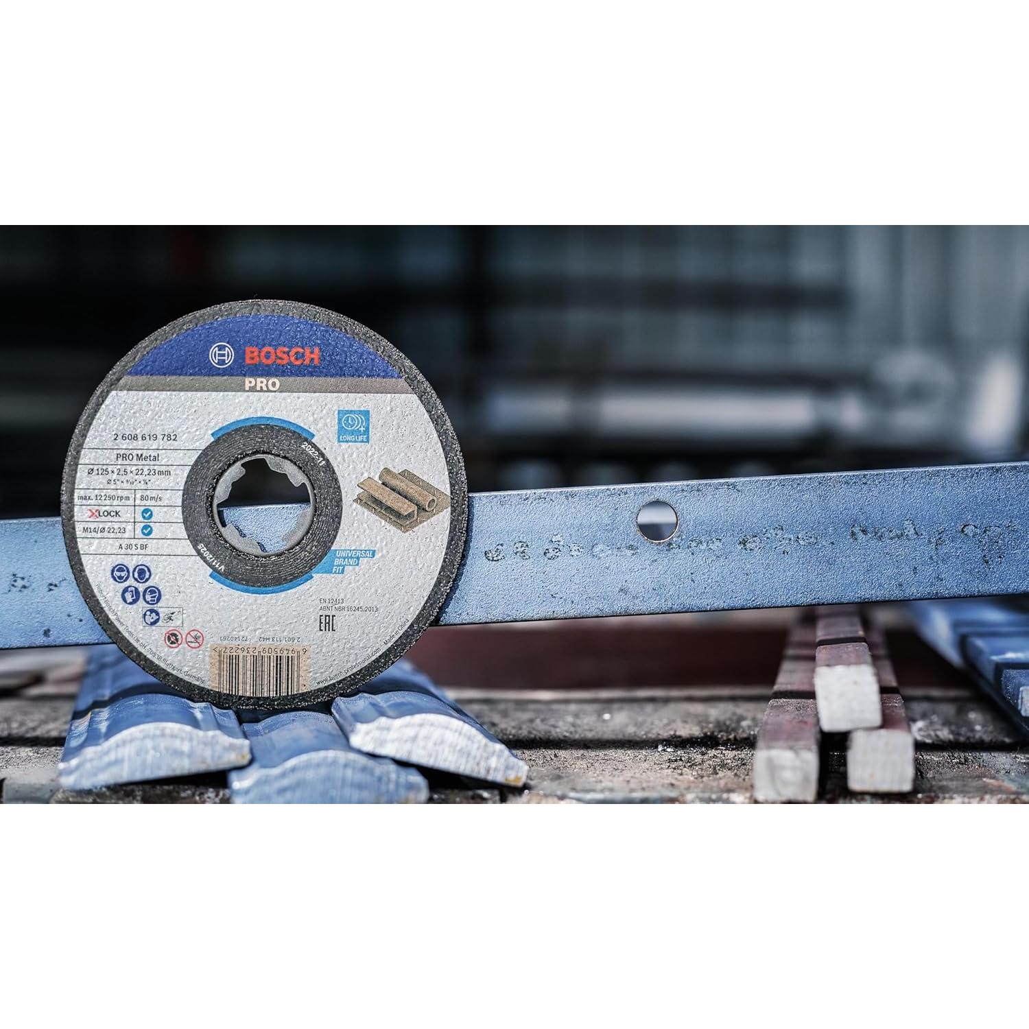 Disco de Corte Bosch Expert X-LOCK 115 mm para Metal