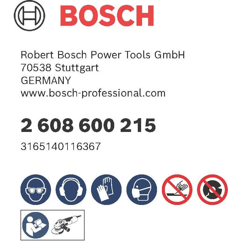 Disco de Corte Bosch PRO 115 mm Acero Inoxidable y Metal