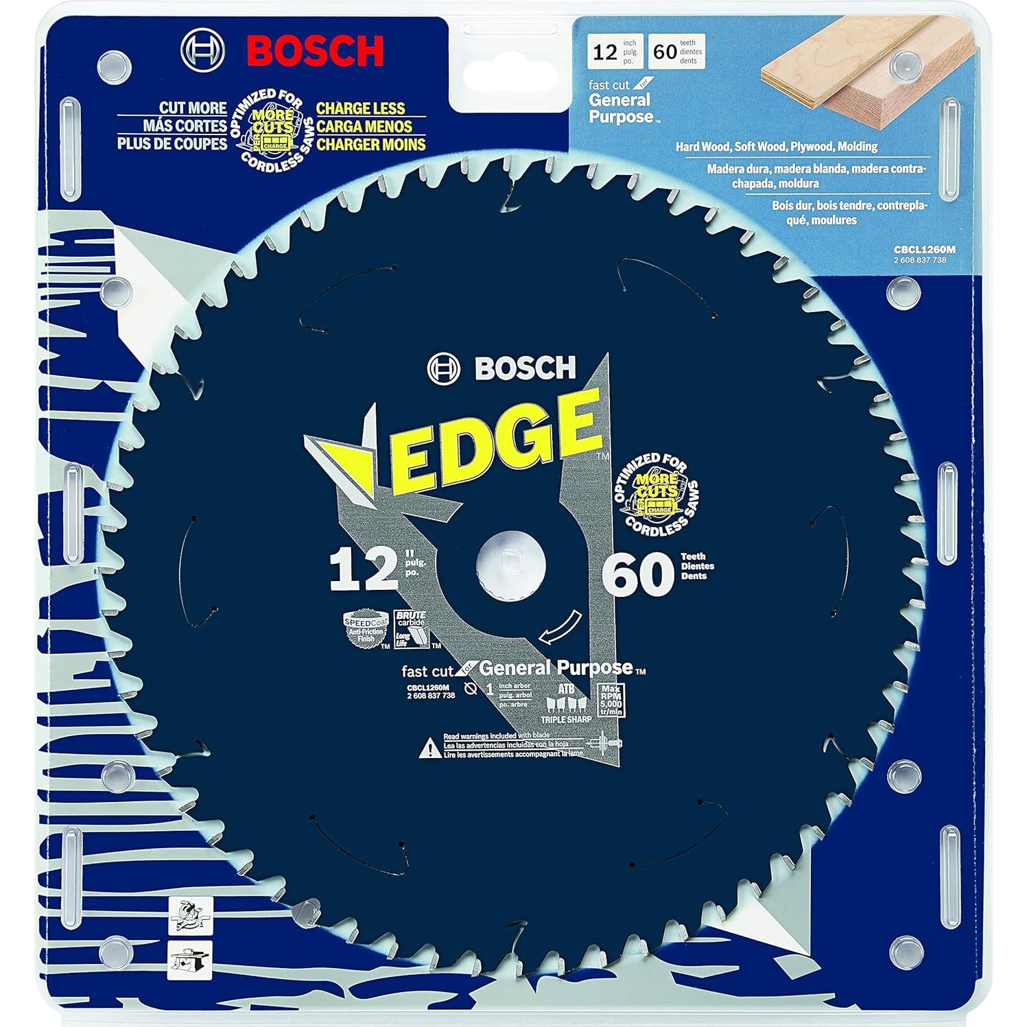 Hoja de Sierra Circular Bosch CBCL1260M 30 cm 60 Dientes