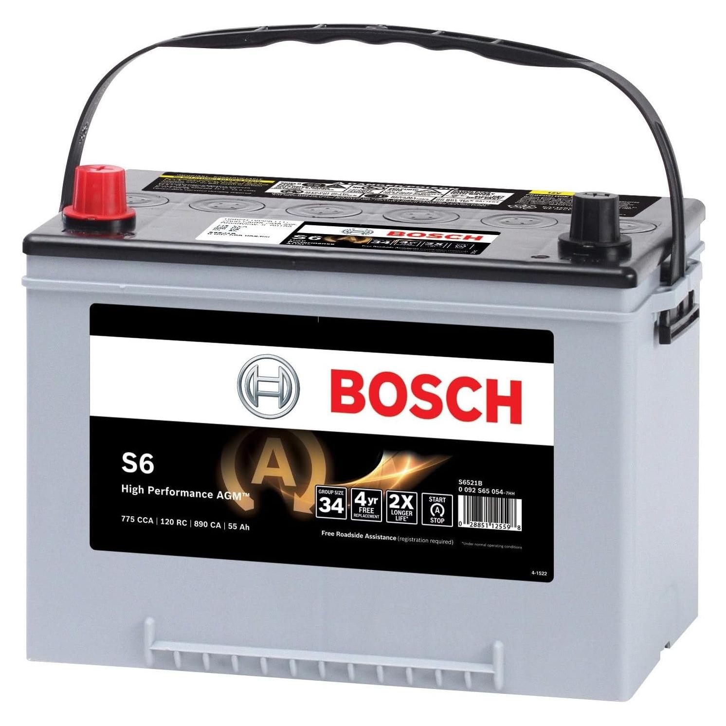 Batería de Vehículo Bosch S6521B 19.05kg Arranque Alto Rendimiento