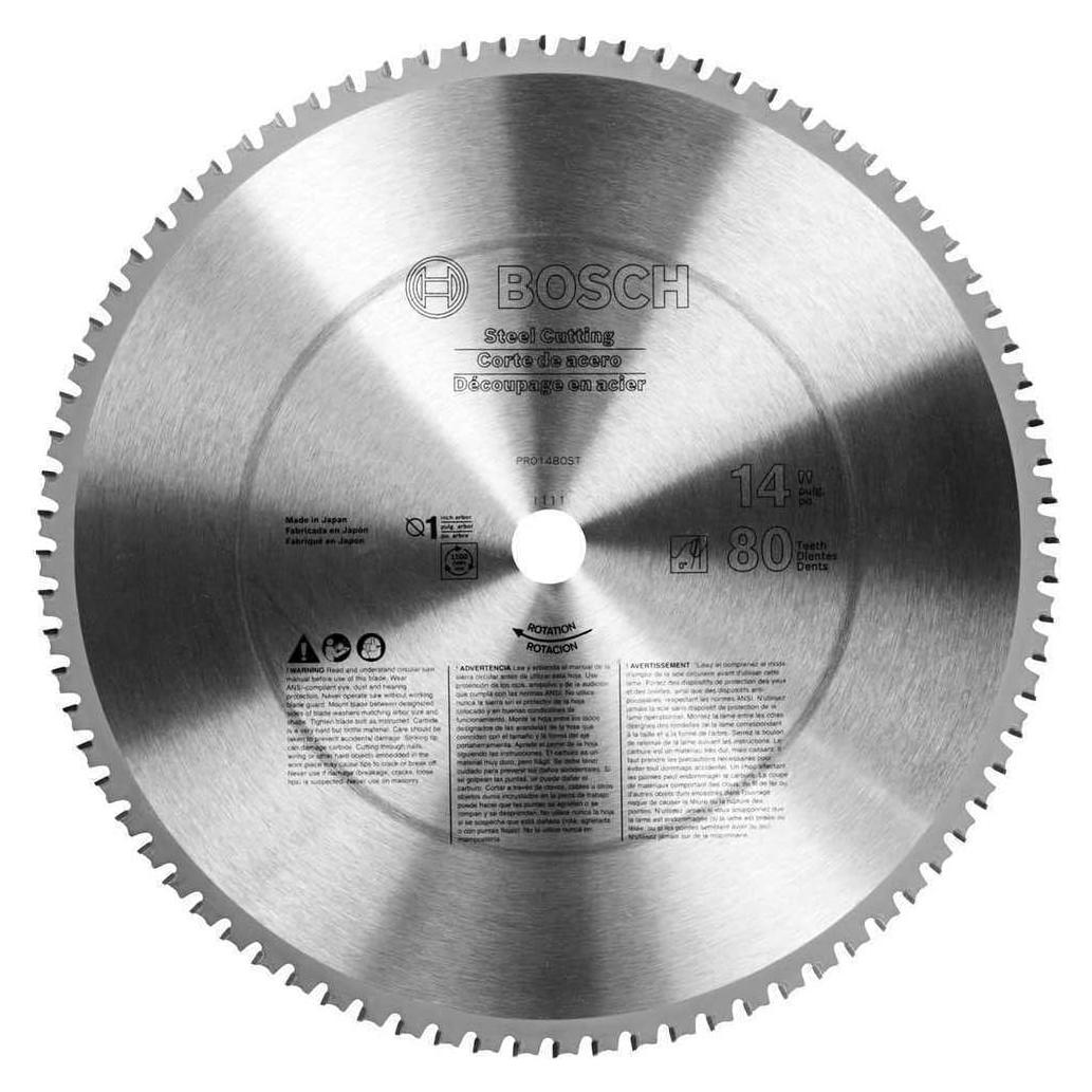 Hoja de Sierra Circular Bosch PRO1480ST 35.56 cm 80 Dientes
