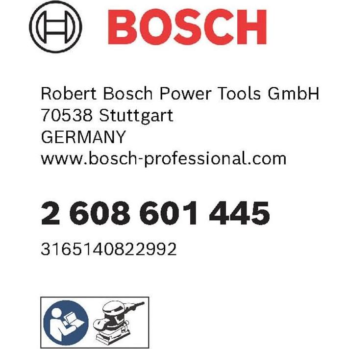 Placa de Lijado Bosch 100x150 mm para Lijadoras Orbitales