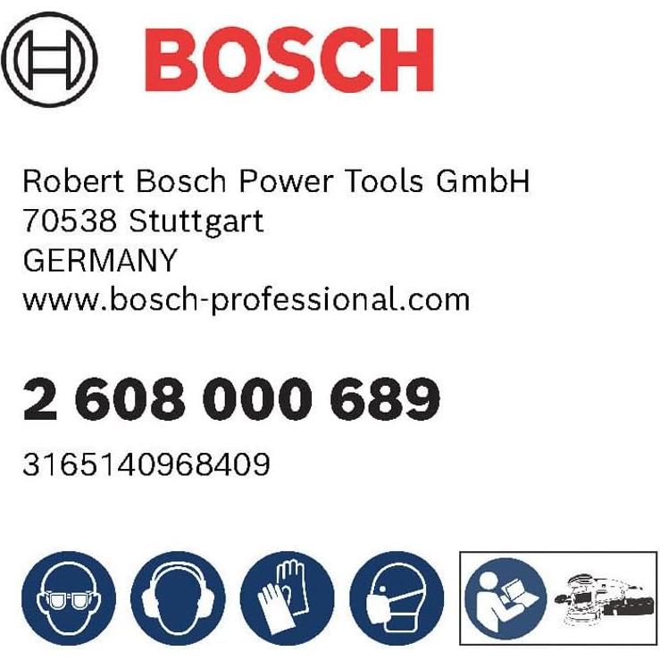 Pad Saver Bosch 125 mm para Lijadoras Orbitale Aleatorias - 2 Piezas