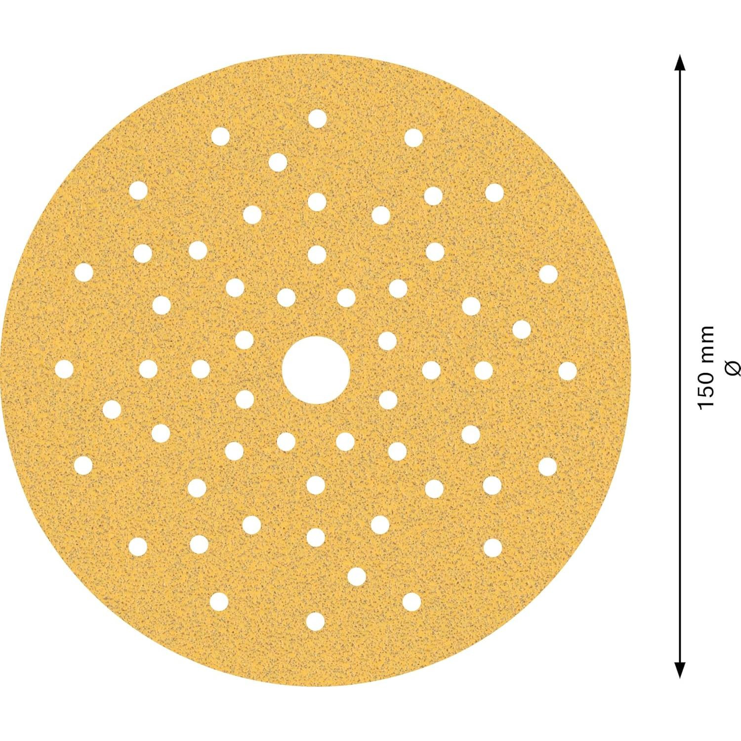 Lija Bosch Expert C470 150 mm Grano 80 5 Piezas Multihole