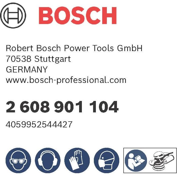 Lija Bosch Expert C470 150 mm Grano 80 5 Piezas Multihole