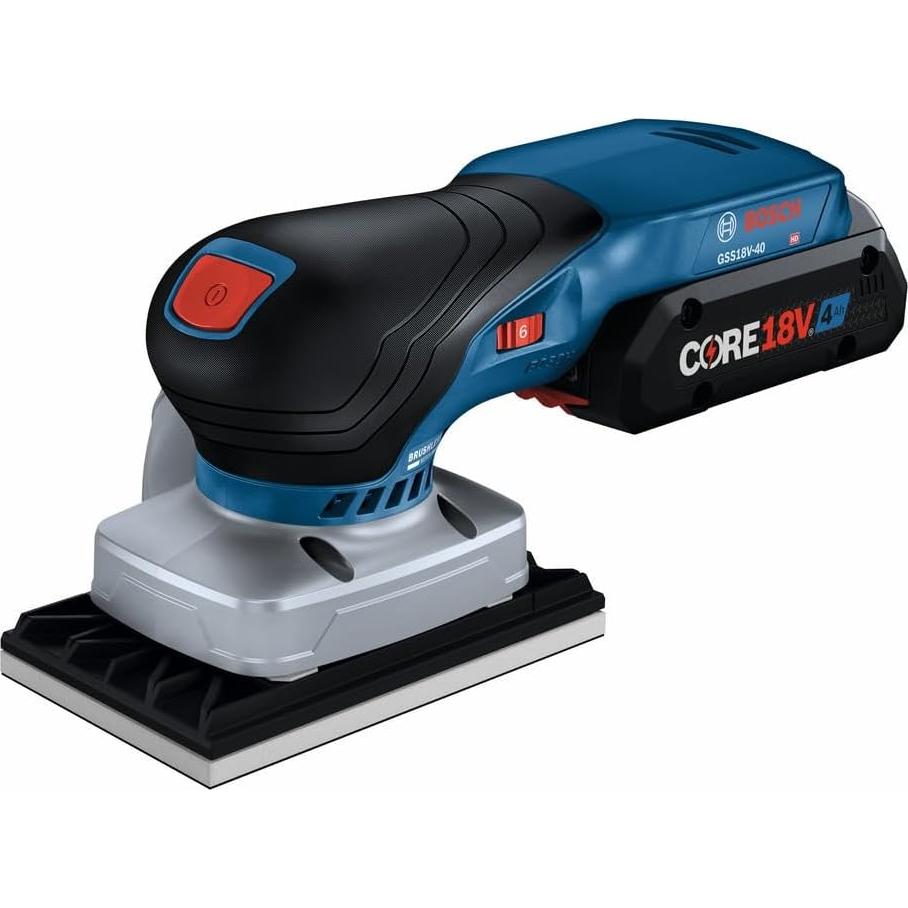 Almohadilla Inalámbrica Gancho-y-Bucle Bosch GSSRT02 1/3 Hoja