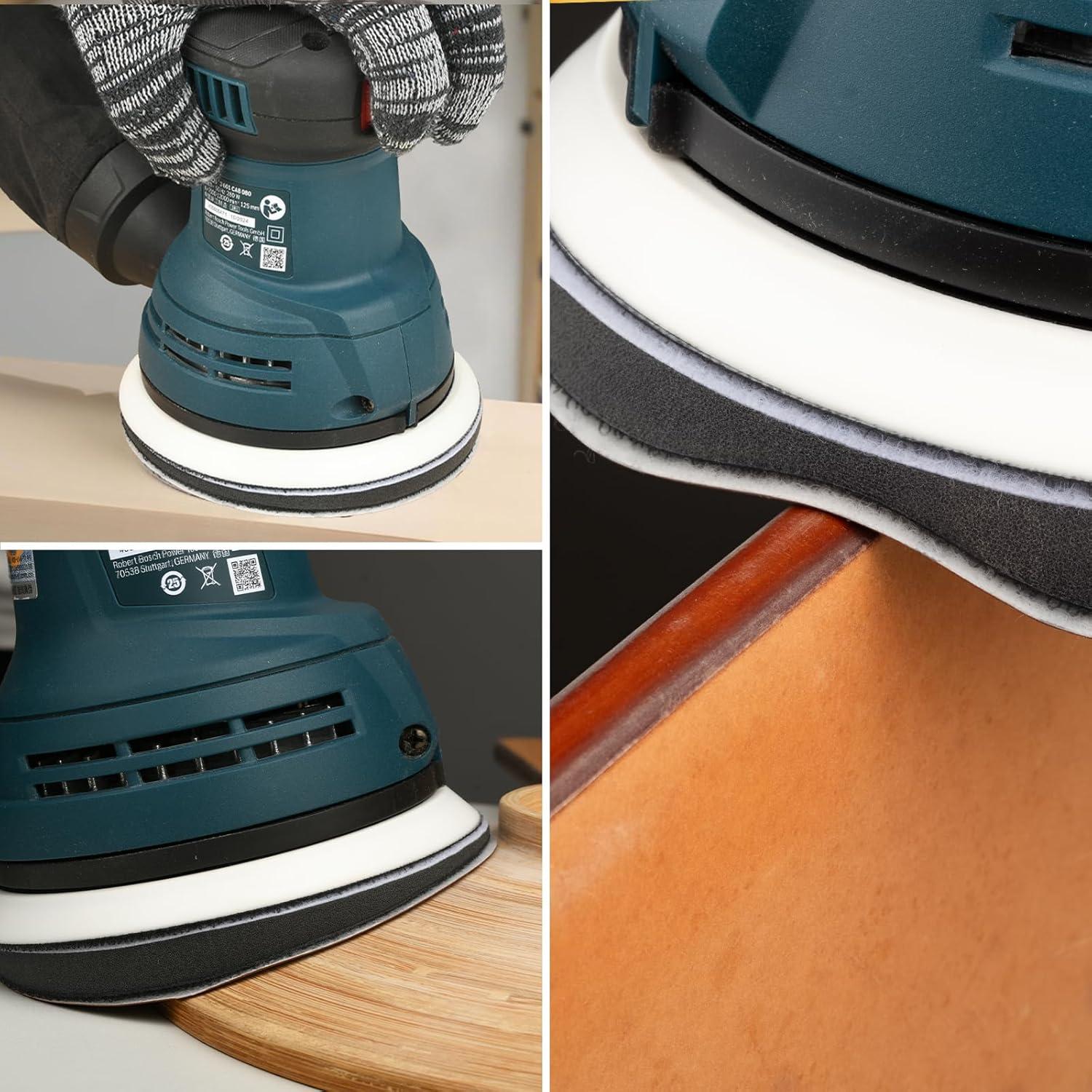 Almohadilla de Lijado 5" Johnnyue RS034 RS035 con 36 Discos