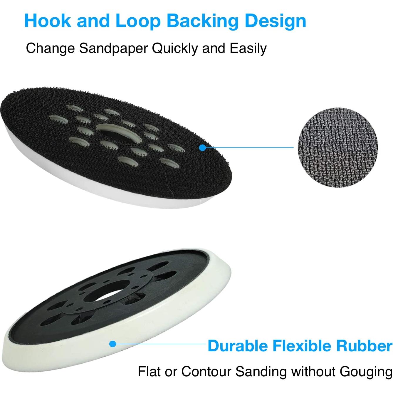 Pad de Lijado de Reemplazo 5" Donanim para Bosch ROS20VS/ROS10