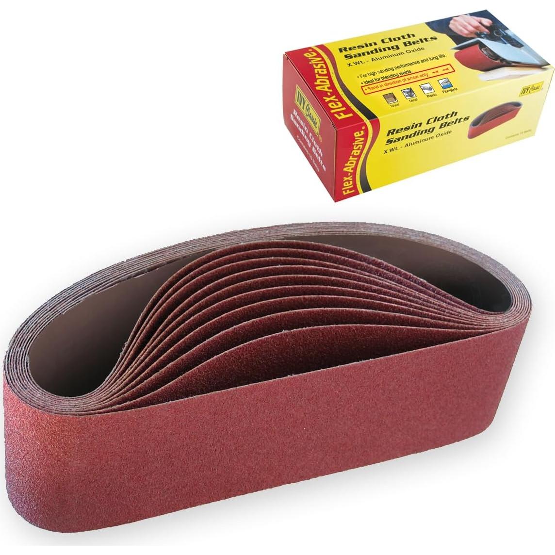 Cinta de Lijado IVY Classic 3x53.34cm 80 Granos Mediana Paquete 10