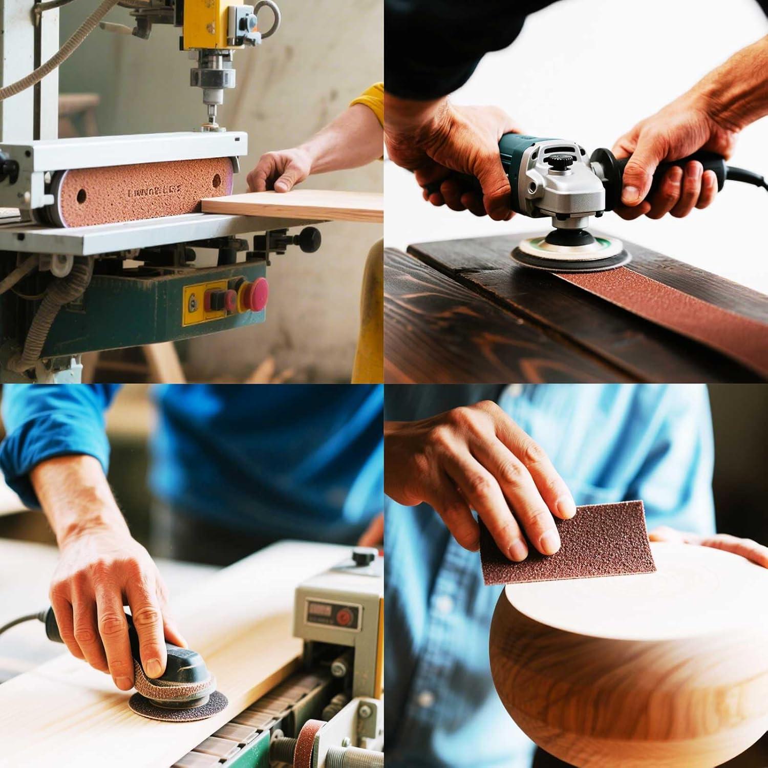 Cintas de Lijado 6x89 cm HXymxkeqi Grano Mixto 60/80/120