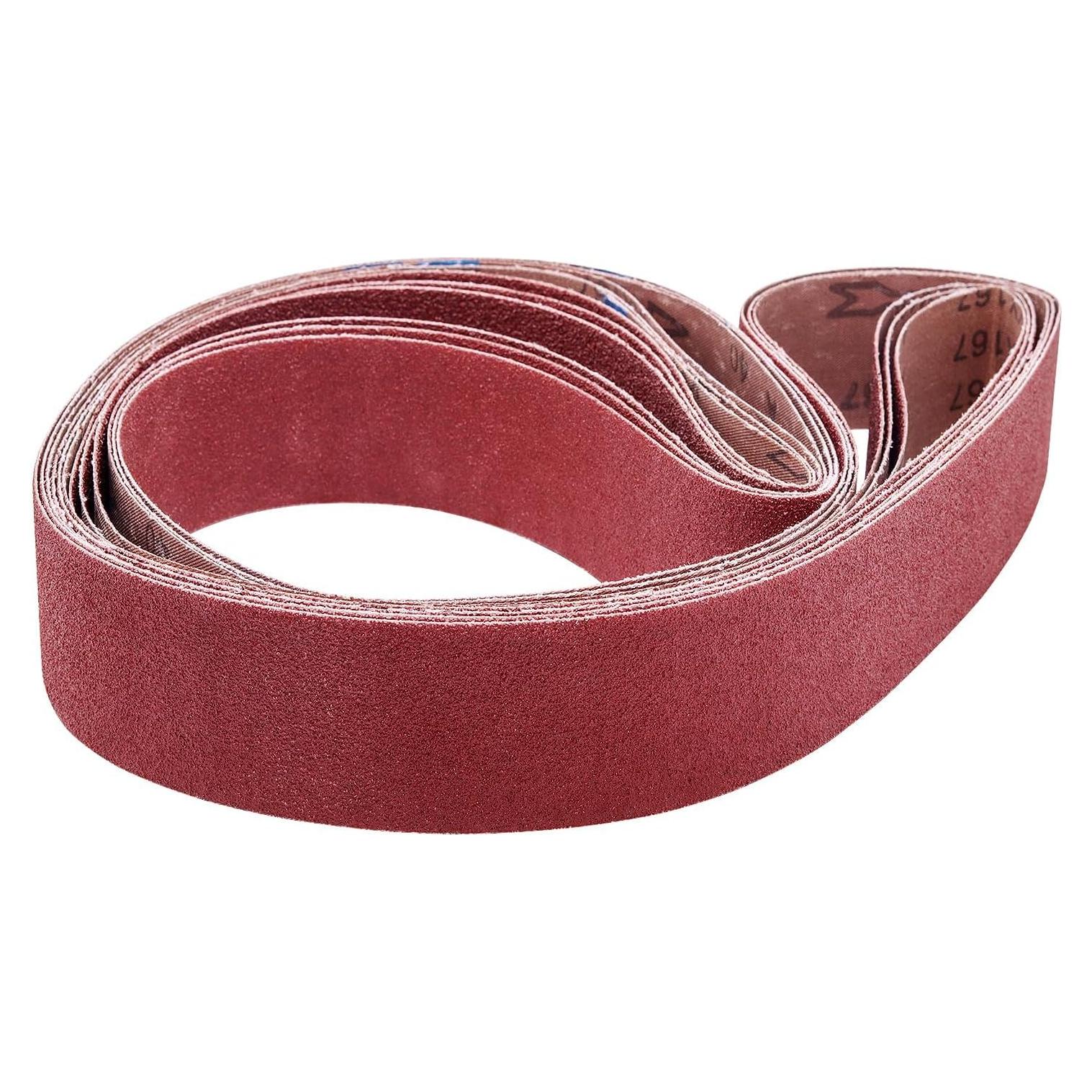 Correas de Lijado 2x72 Taokyid - 6 Piezas Granos 40/60/80