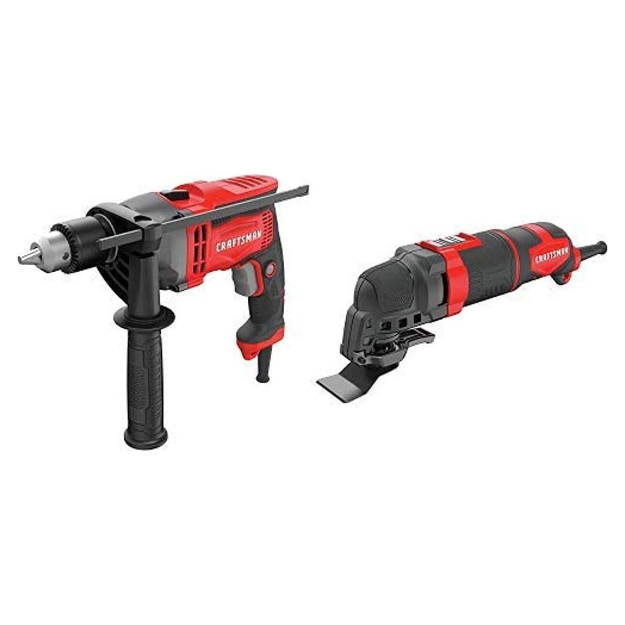 Taladro Atornillador Craftsman 7A 1/2" con Kit Oscilante 14 Pzs