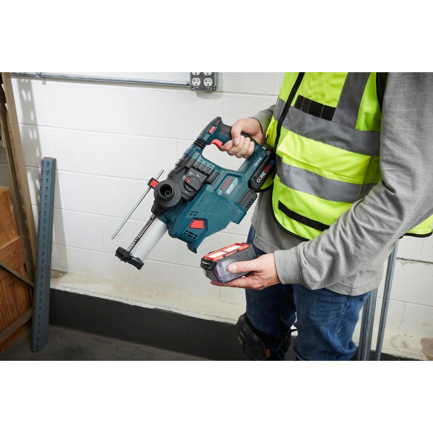 Extractor de Polvo Bosch GDE18V-12 SDS-plus 18V HEPA