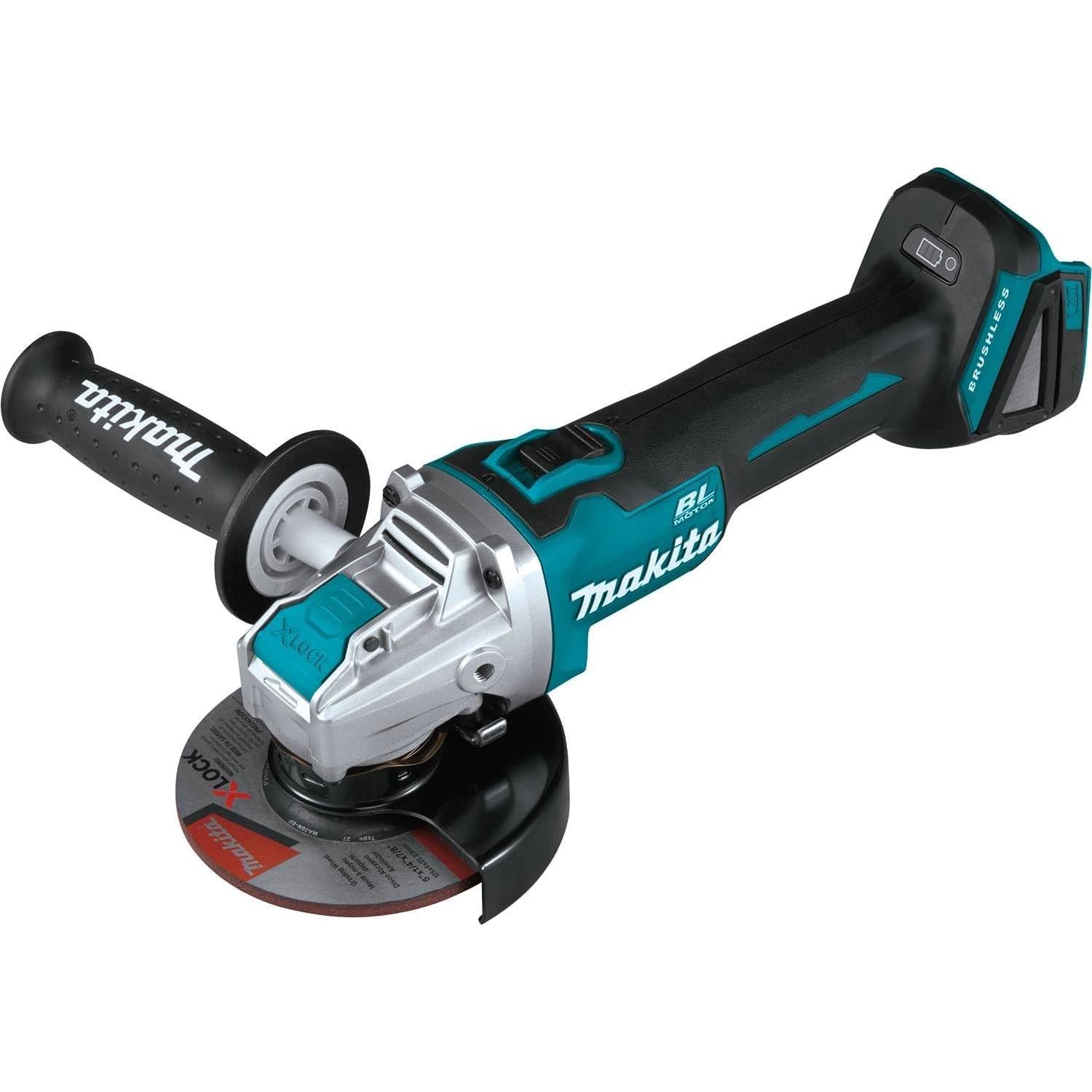 Paquete de Batería y Cargador Makita 18V LXT 4.0Ah con Amoladora