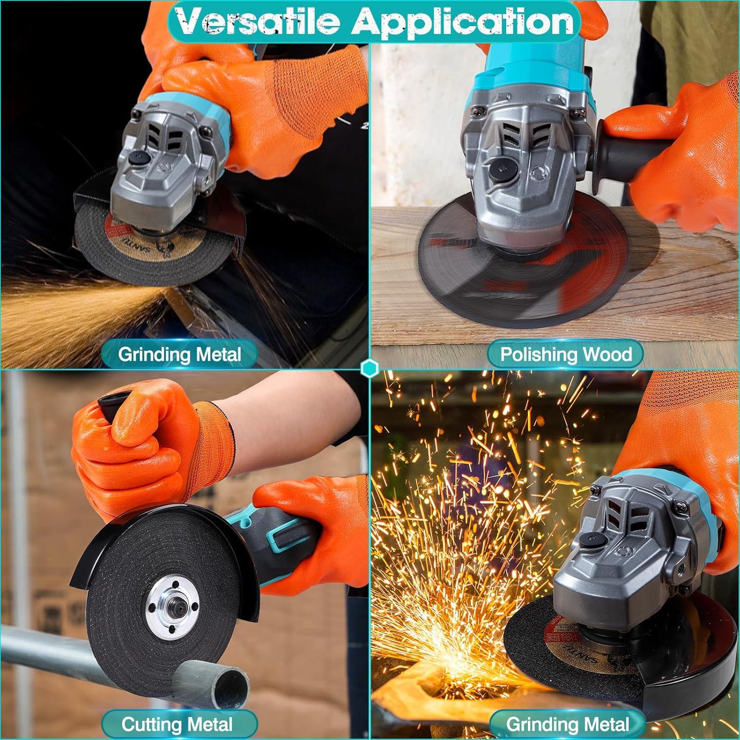 Amoladora Angular Inalámbrica Marvik Forge 18V Sin Escobillas