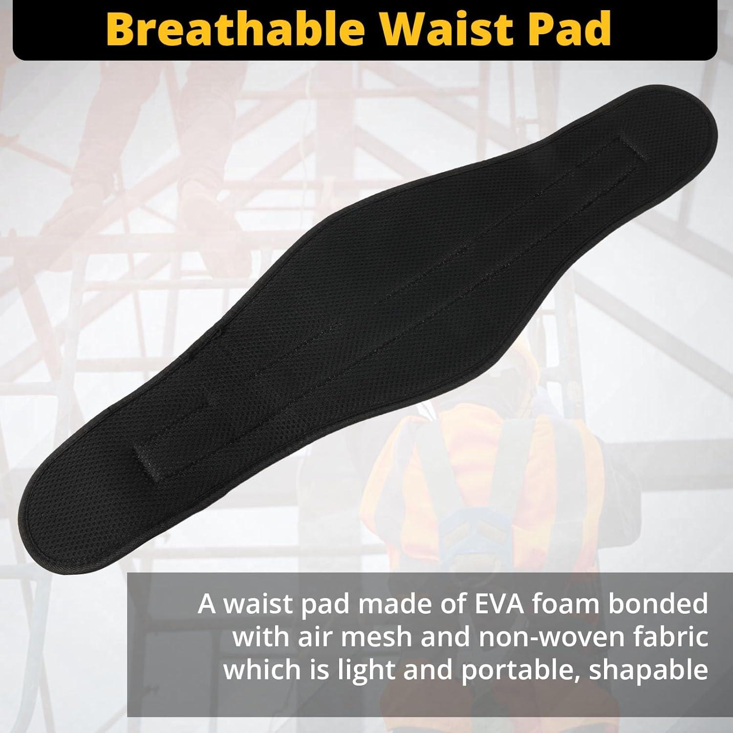 Arnés de Seguridad TRSMIMA Cinturón Escalada Negro Ajustable