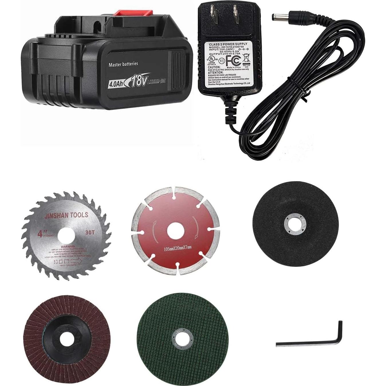 Sierra Circular Inalámbrica 4" Heimerdinger 18V 2-en-1