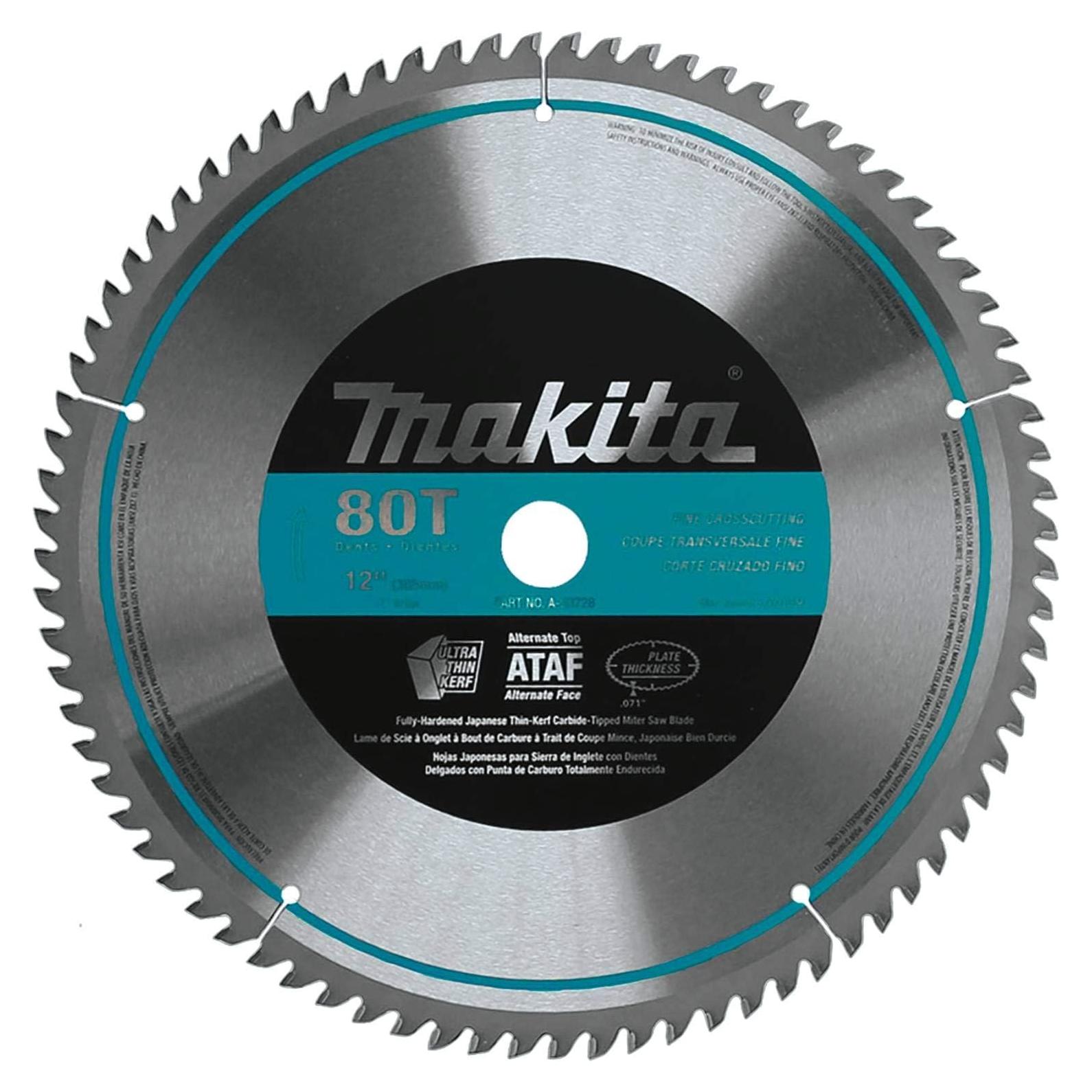 Hoja de Sierra Ingletadora Makita A-93728 30.5 cm 80 Dientes