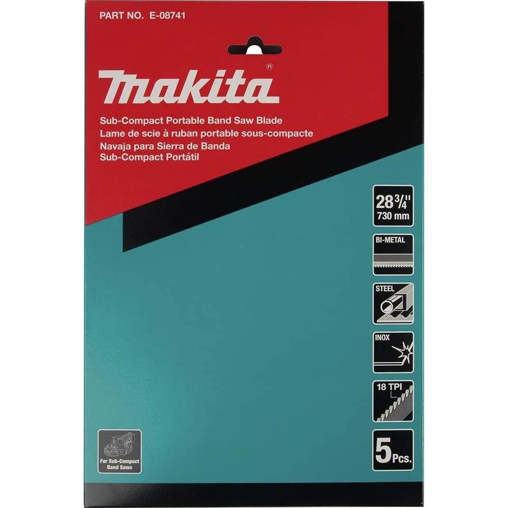 Hoja de Sierra de Banda Portátil Makita E-08741 73 cm 18 TPI 5/pk