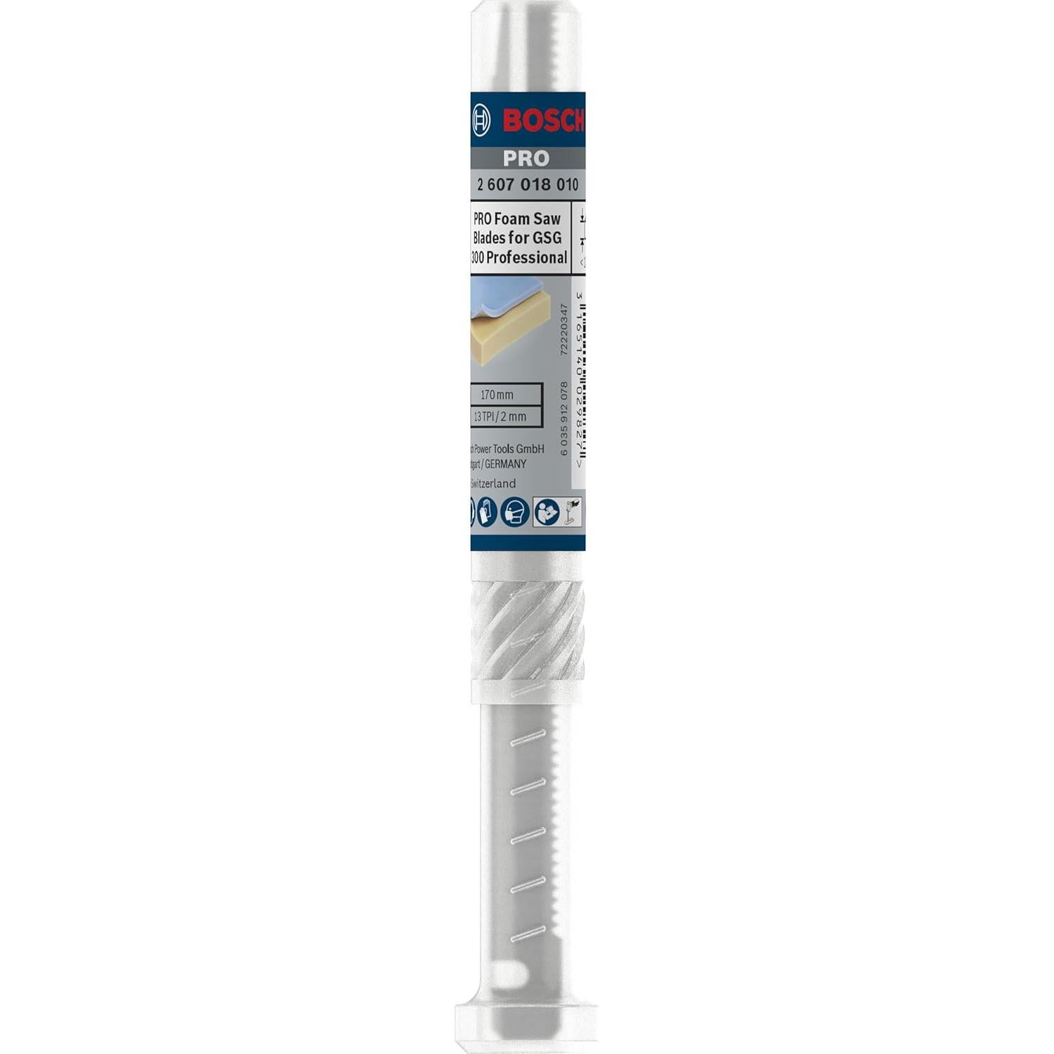 Cuchillas de 130 mm Bosch 2607018010 para cortadores de goma espuma