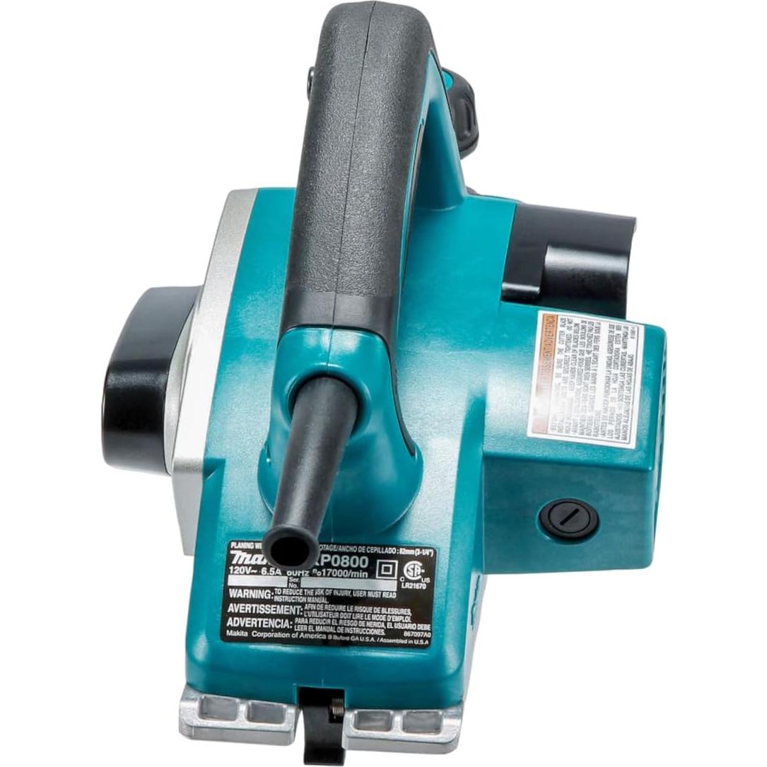 Cepillo Eléctrico Makita KP0800K 82.55 mm 6.5 AMP Azul