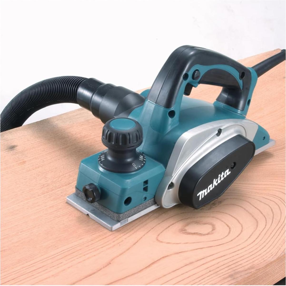 Cepillo Eléctrico Makita KP0800K 82.55 mm 6.5 AMP Azul