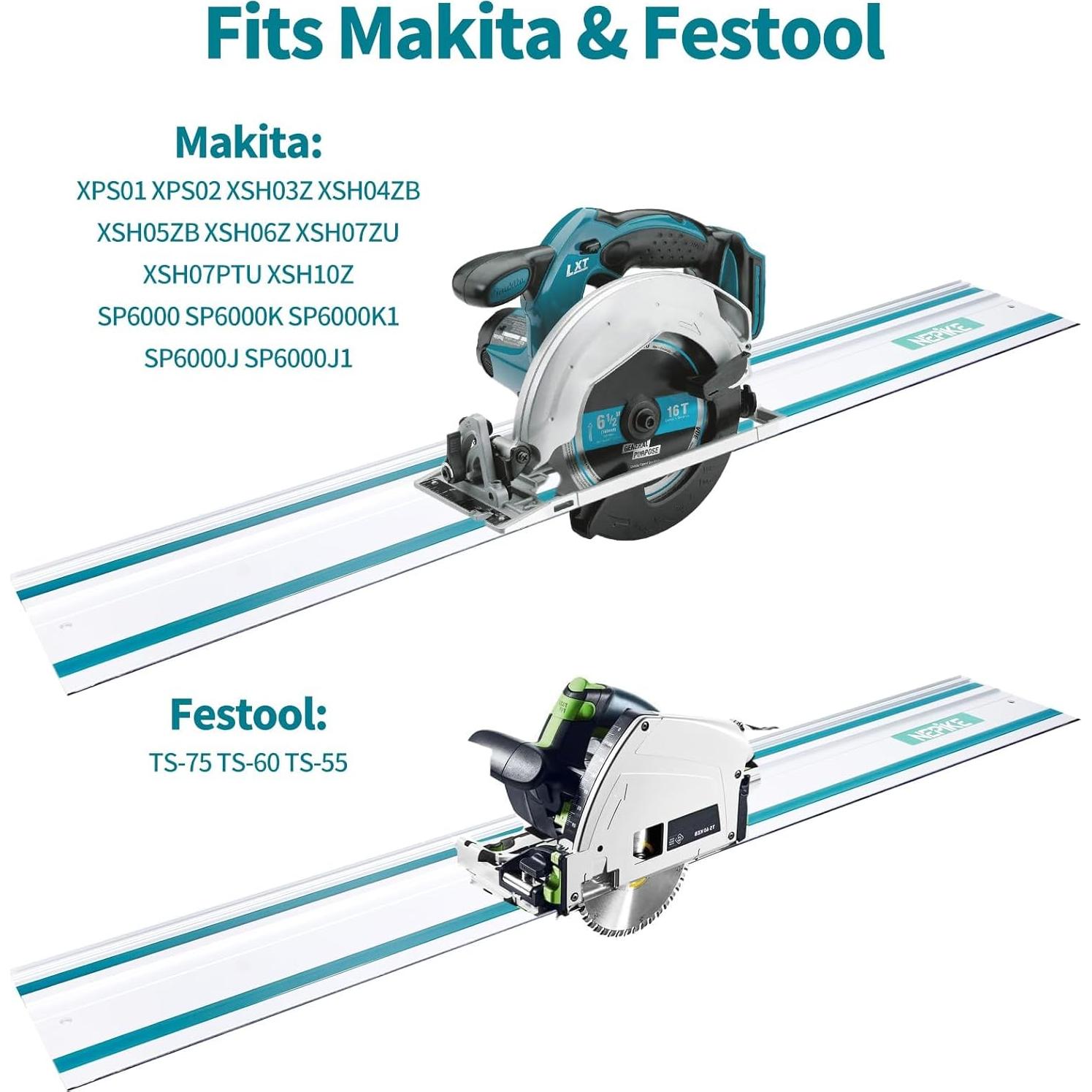 Kit de Guía de Riel para Sierra de Pista Makita 110"