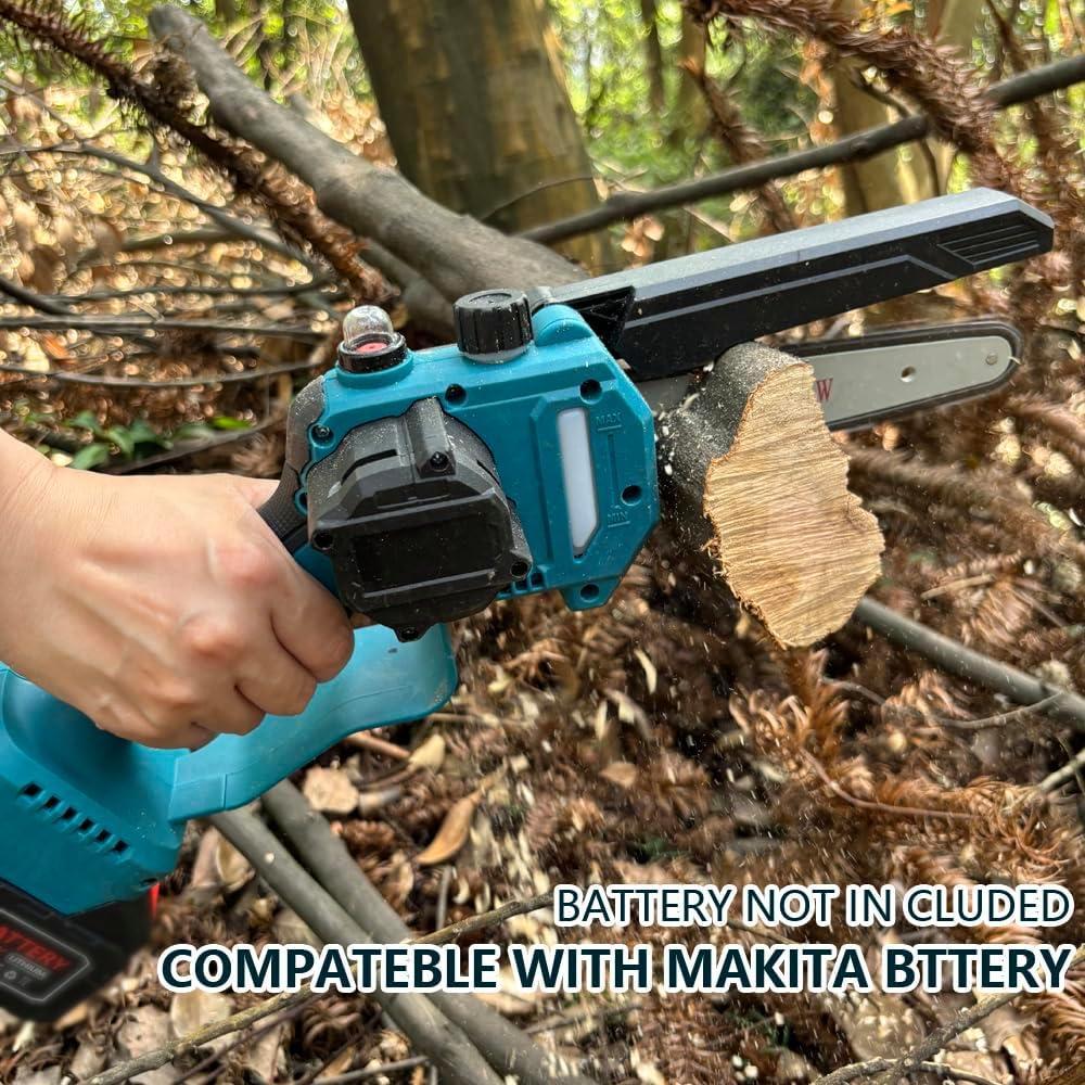 Sierra de Poste Inalámbrica IRONFACE 6" y Mini Motosierra 7 pies