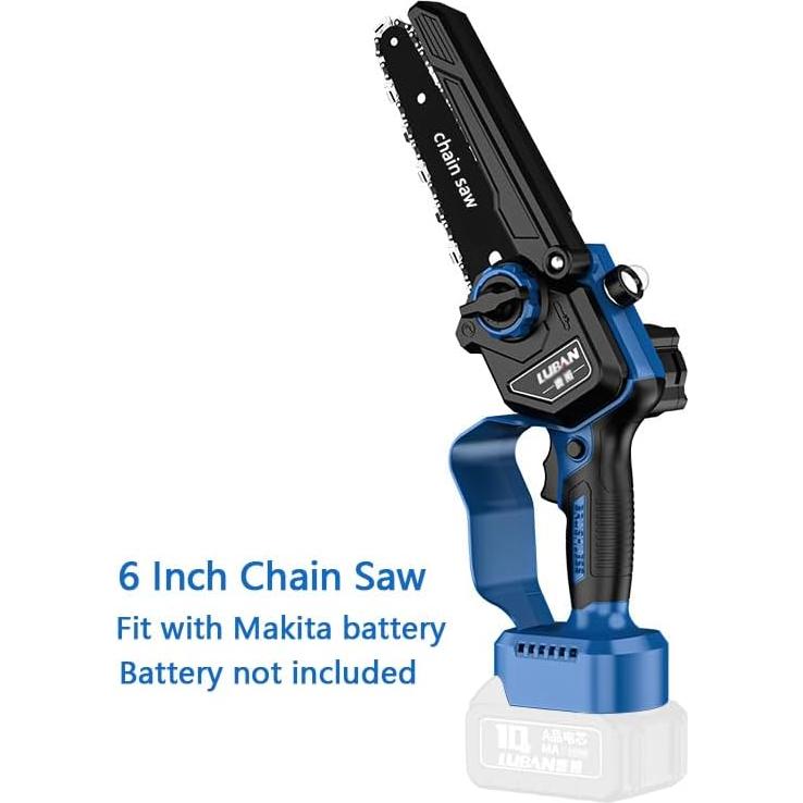 Sierra de Poste Inalámbrica IRONFACE 6" y Mini Motosierra 7 pies