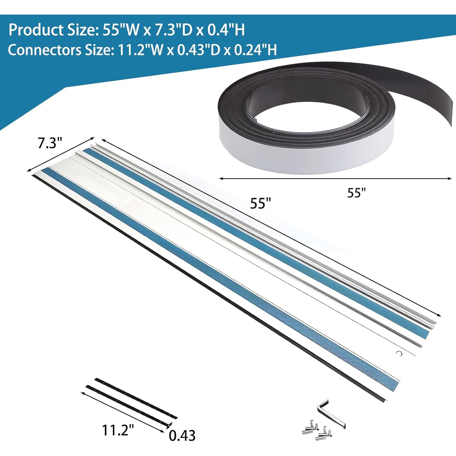 Set de Rieles de Guía de Sierra de 2x55" Barlezy - Compatible Makita/Festool
