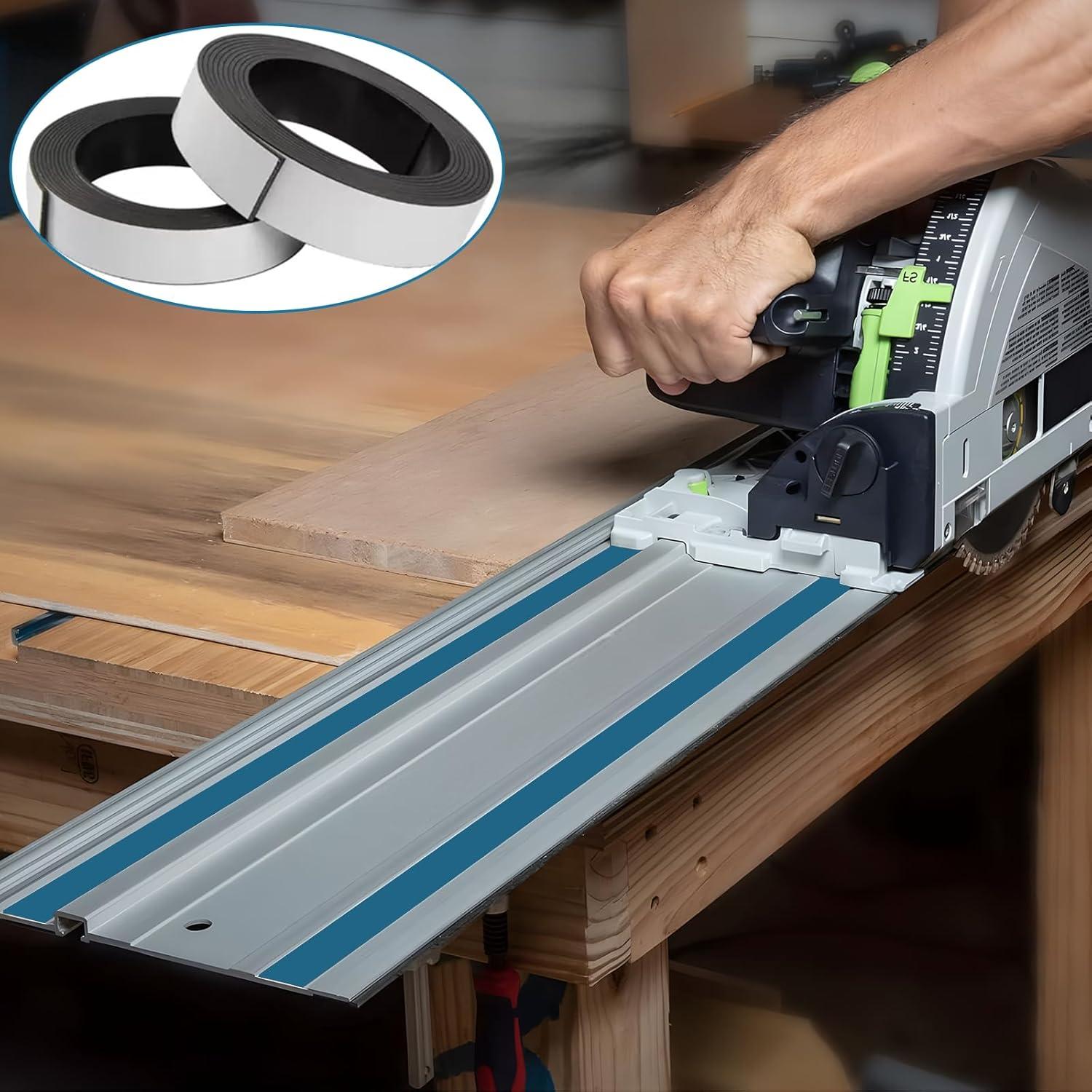 Set de Rieles de Guía de Sierra de 2x55" Barlezy - Compatible Makita/Festool