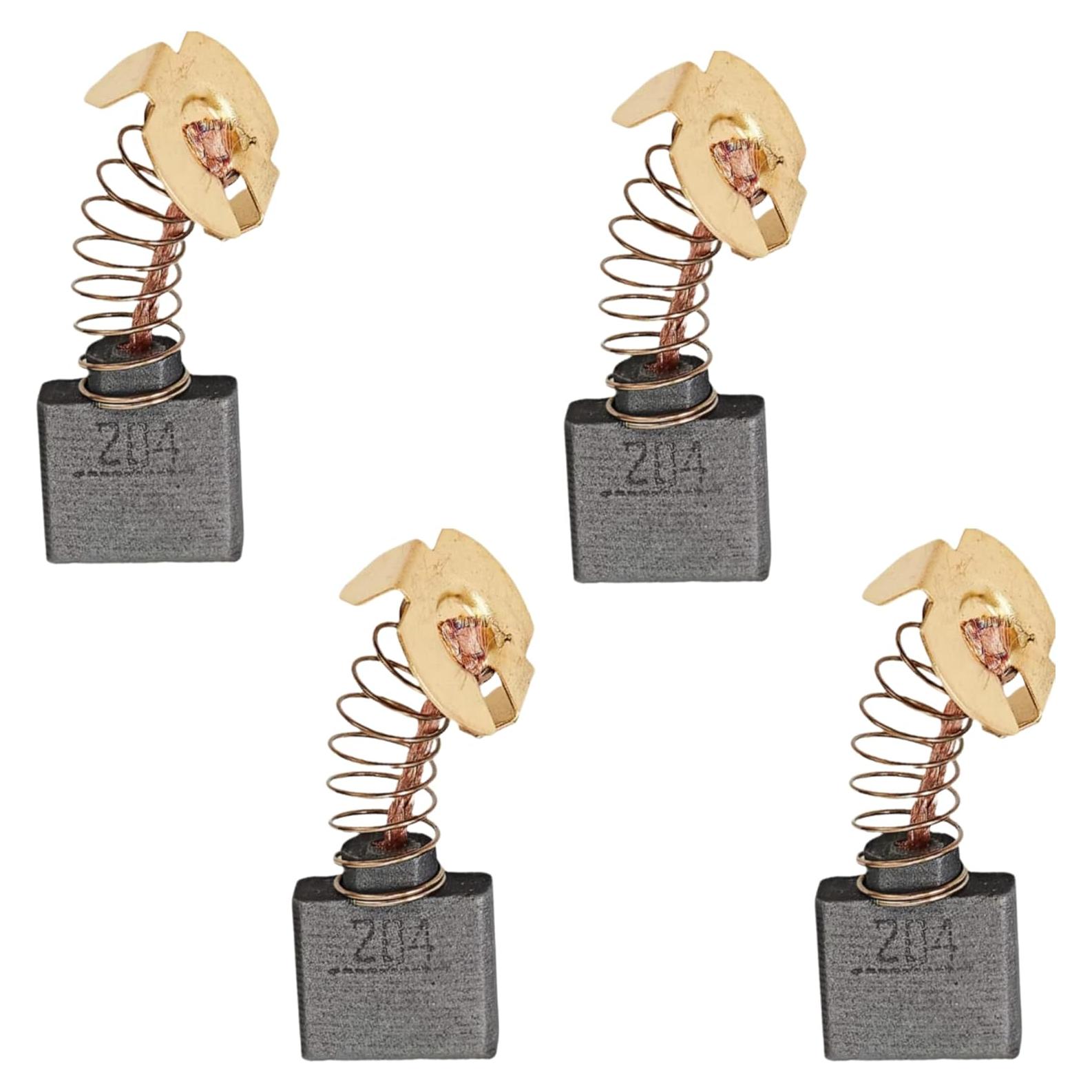 Cepillos de Carbono Makita CB204 - 4 Piezas, 1.60x1.80x0.68 cm