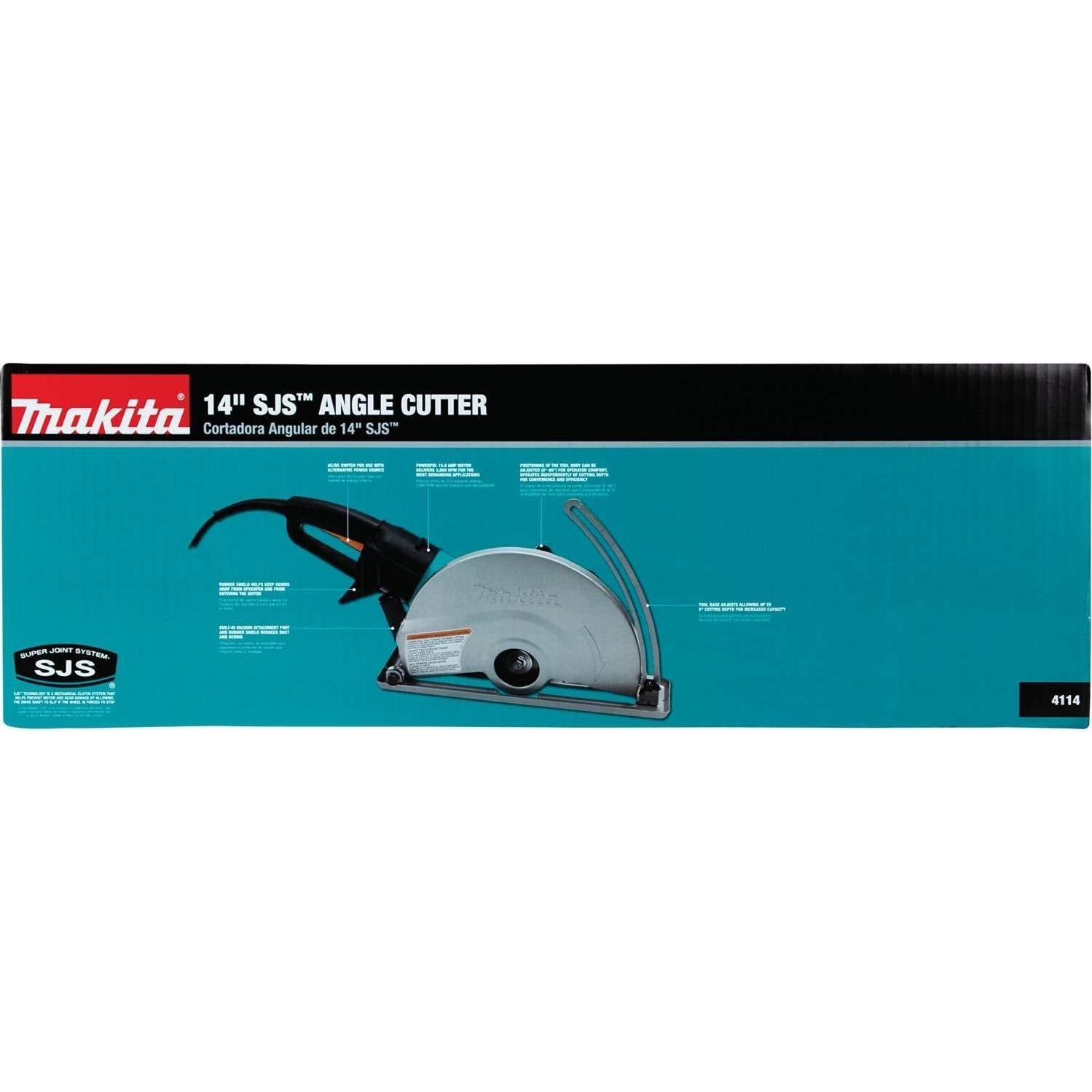 Cortador de Ángulo Eléctrico Makita 4114 14" para Concreto