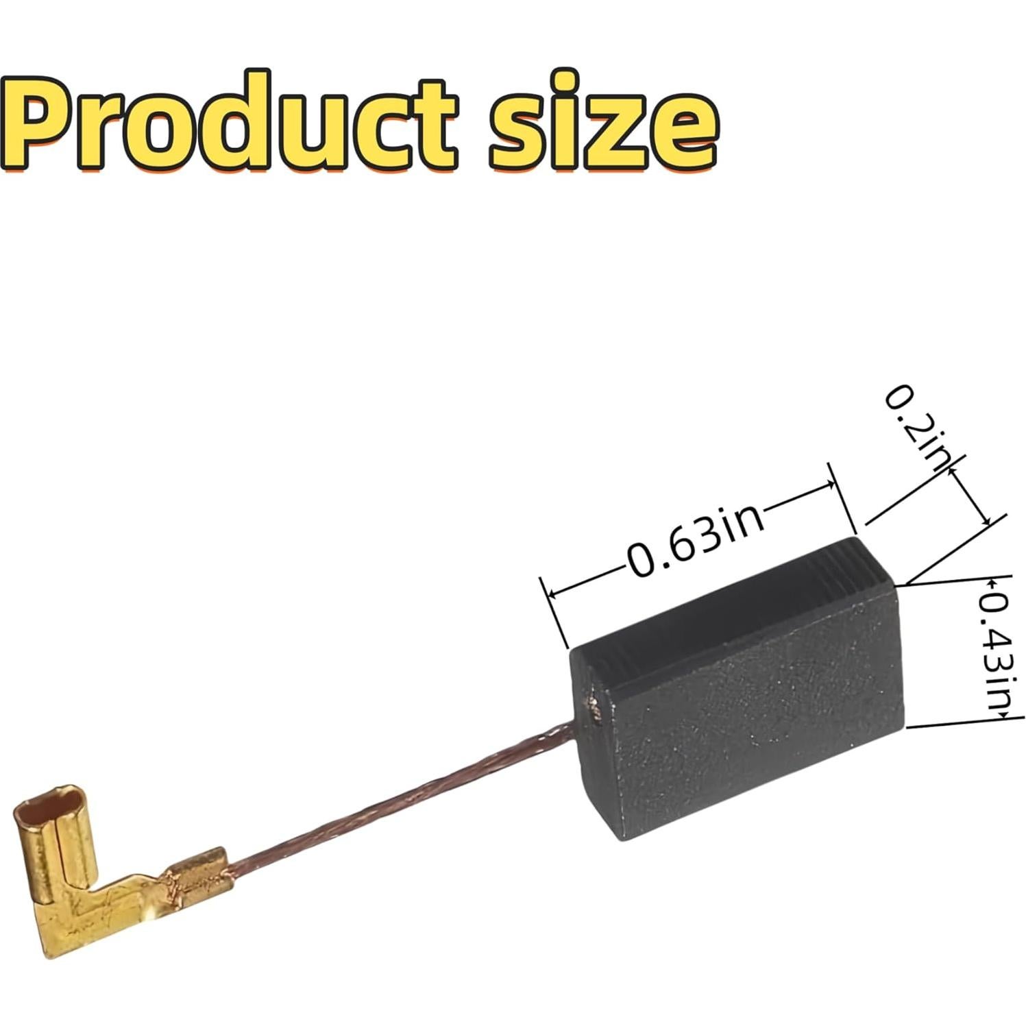 Cepillos de Carbono KBZ CB318 CB330 CB340 4 Piezas para Makita