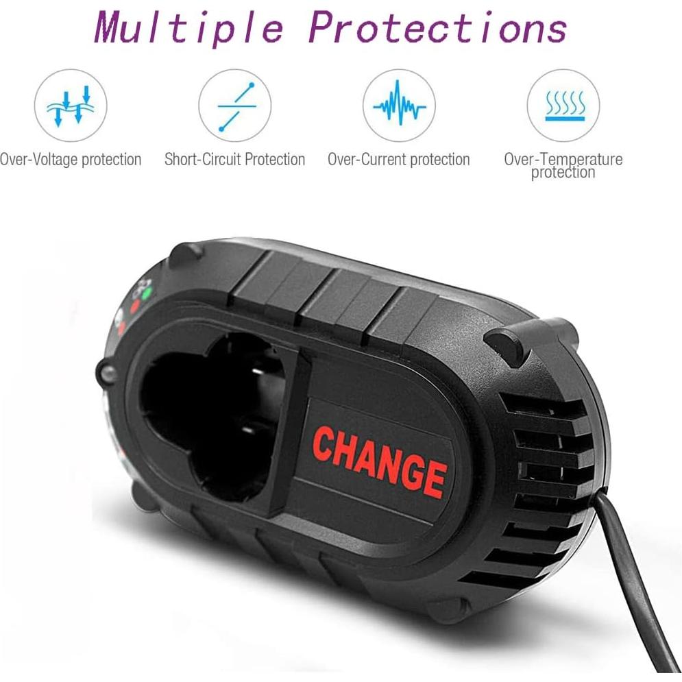 Cargador de Batería Li-ion Padarsey para Makita 10.8V-12V