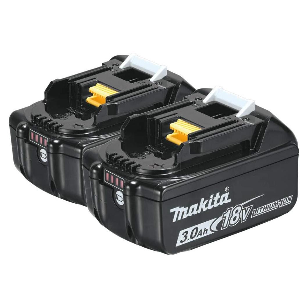 Batería de Litio-Ion 18V Makita BL1830B 3.0Ah 2-Pack