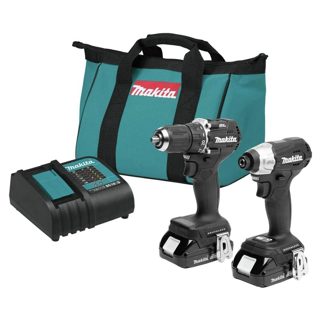 Kit Combo 2 Piezas Makita CX203SYB 18V LXT Sin Escobillas