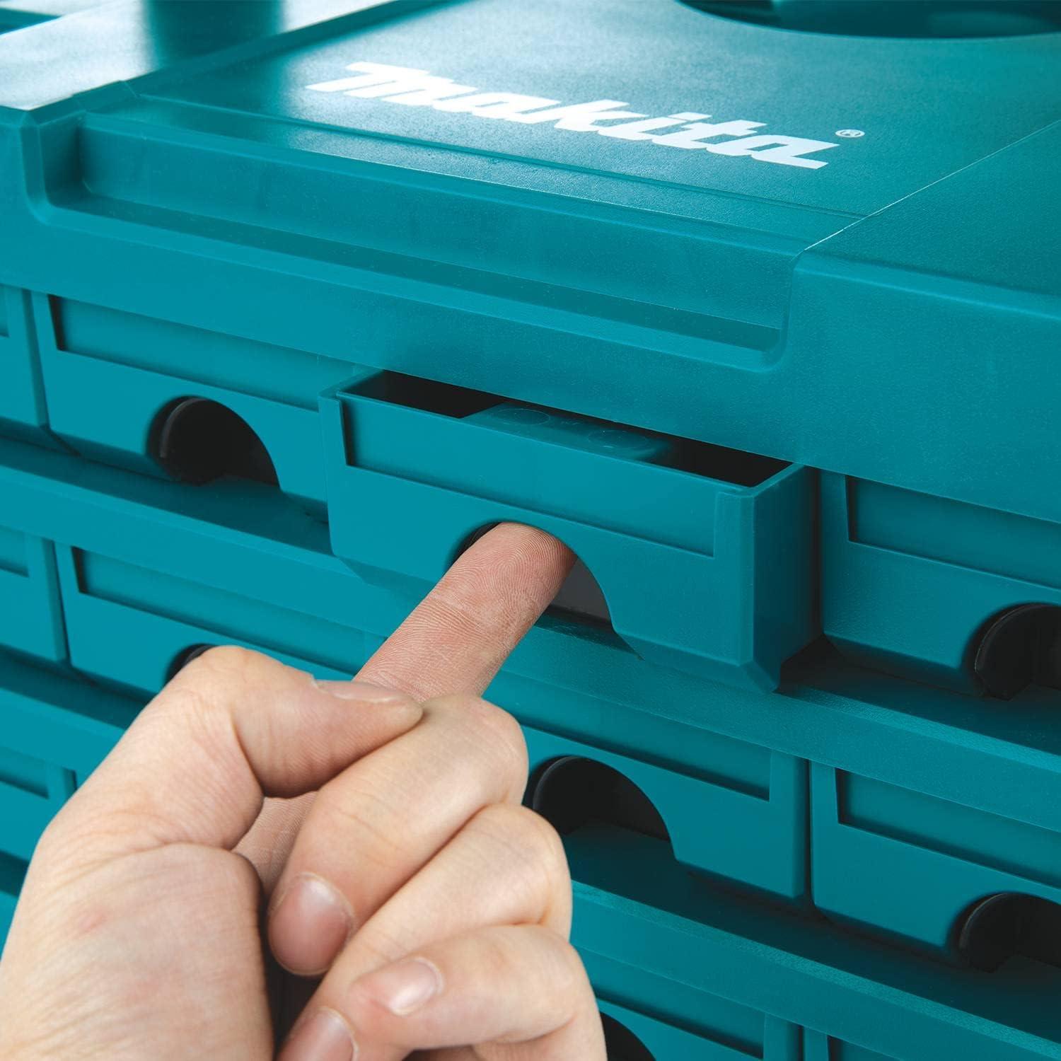 Cajón Interconectado Makita P-84327 con 12 Compartimentos