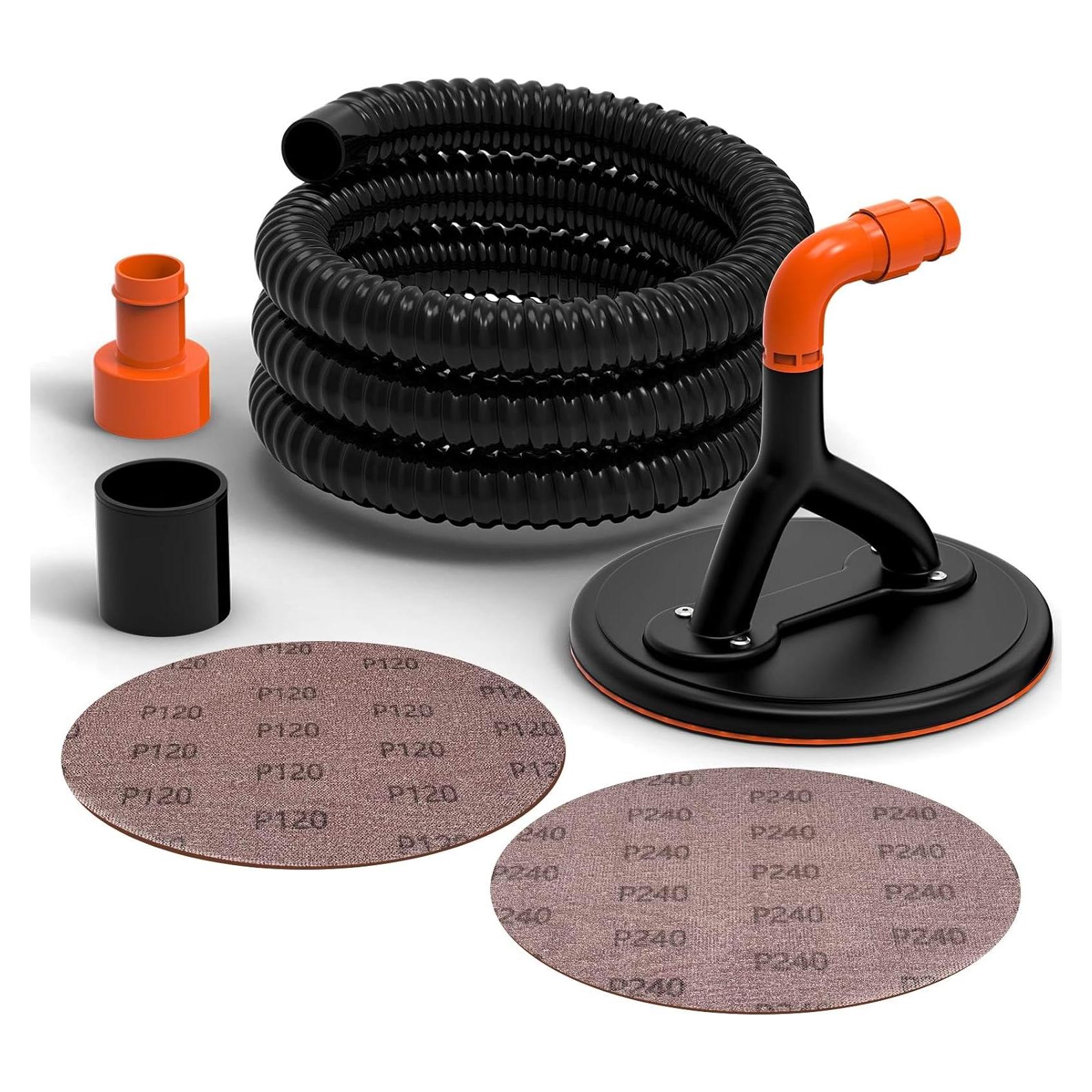 Lijadora de Mano Sin Polvo Zipcase 23 cm con Aspiradora y Granos 120/240