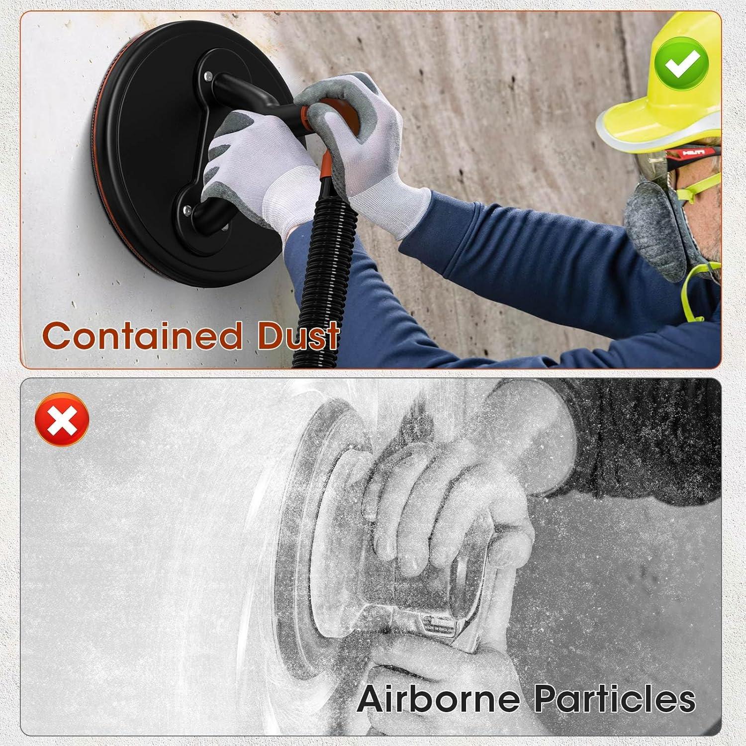 Lijadora de Mano Sin Polvo Zipcase 23 cm con Aspiradora y Granos 120/240