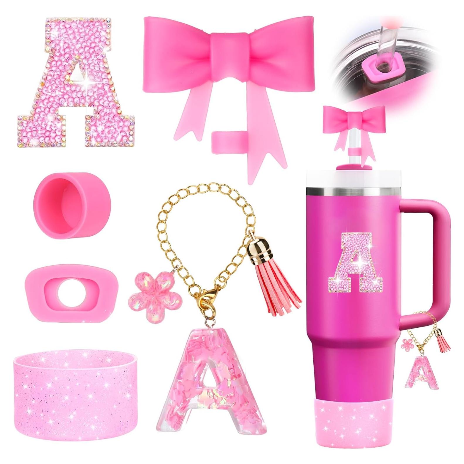 Juego de Accesorios para Taza Stanley Mity Rain Rosa 6 Piezas